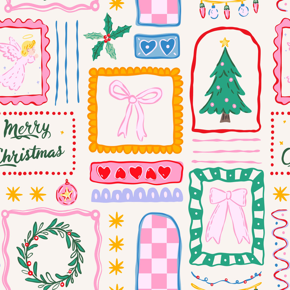 Pink Bows & Mistle Toes - Christmas Collection
