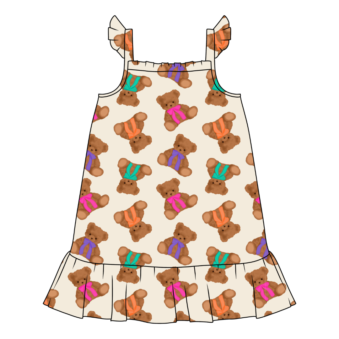 Cuddle Cuties Honey Bamboo Sleeveless Nightgown - PRE ORDER