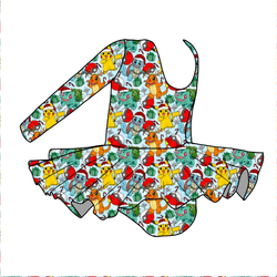 Gotta Catch Christmas Darling Long Sleeve Skirted Leo - Knit - Pre Order - Christmas Special
