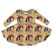 Never Grow Up Violet Cross Back Long Sleeve Knit - PRE ORDER