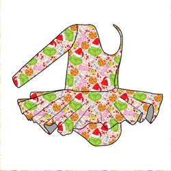 Heart of Whoo Ville Darling Long Sleeve Skirted Leo - Knit - Pre Order - Christmas Special