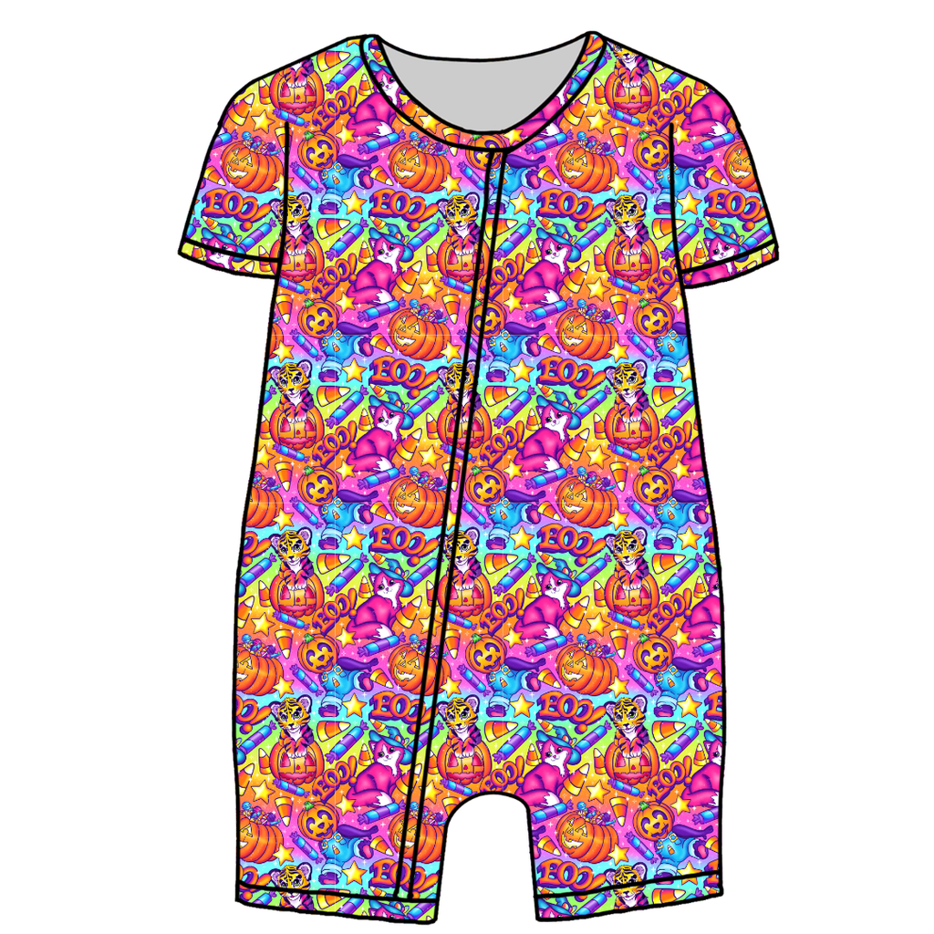 Candy Corn Cuties Bliss Short Sleeve Zippy Bamboo - PRE ORDER