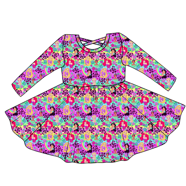 Dream Girl Era Violet Cross Back Long Sleeve Knit - PRE ORDER