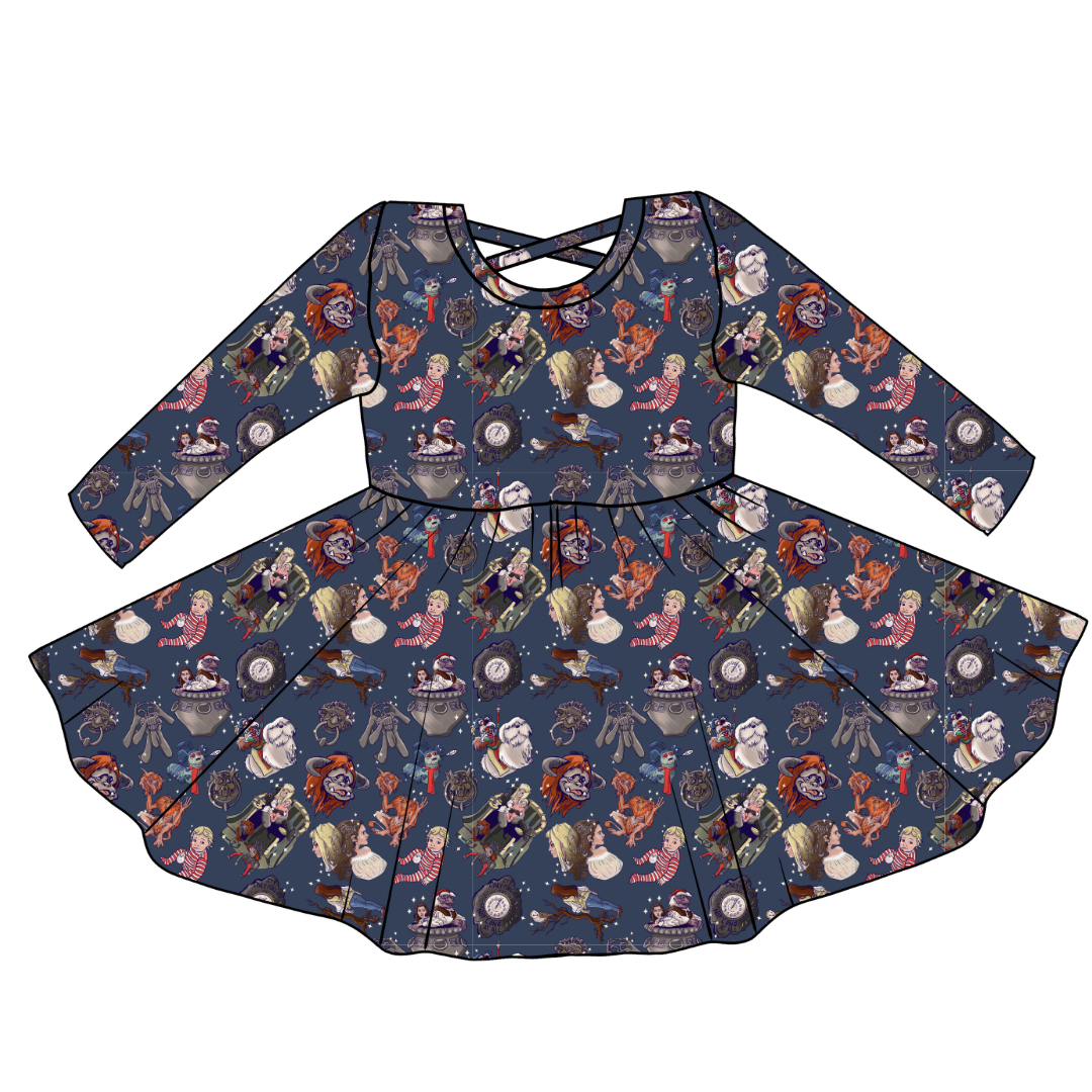 The Babe Violet Cross Back Long Sleeve Knit - PRE ORDER