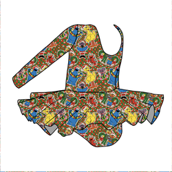 Merry Street Friends Darling Long Sleeve Skirted Leo - Knit - Pre Order - Christmas Special
