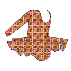 Holly Jolly Holiday Graceful Long Sleeve Skirted Leotard - Bamboo - Pre Order - Christmas Special