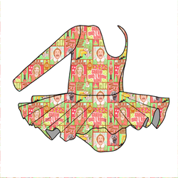 Someone Needs a Hug Darling Long Sleeve Skirted Leo - Knit - Pre Order - Christmas Special