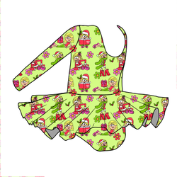 Merry Girl Era Darling Long Sleeve Skirted Leo - Knit - Pre Order - Christmas Special