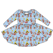 Curious Adventures Violet Cross Back Long Sleeve Knit - PRE ORDER