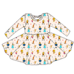 Playtime Pals Violet Cross Back Long Sleeve Knit - PRE ORDER