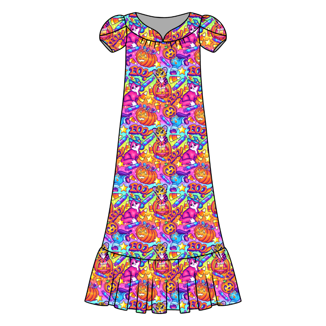 Candy Corn Cuties Blanche Women's Mu'umu'u Bamboo - Pre Order
