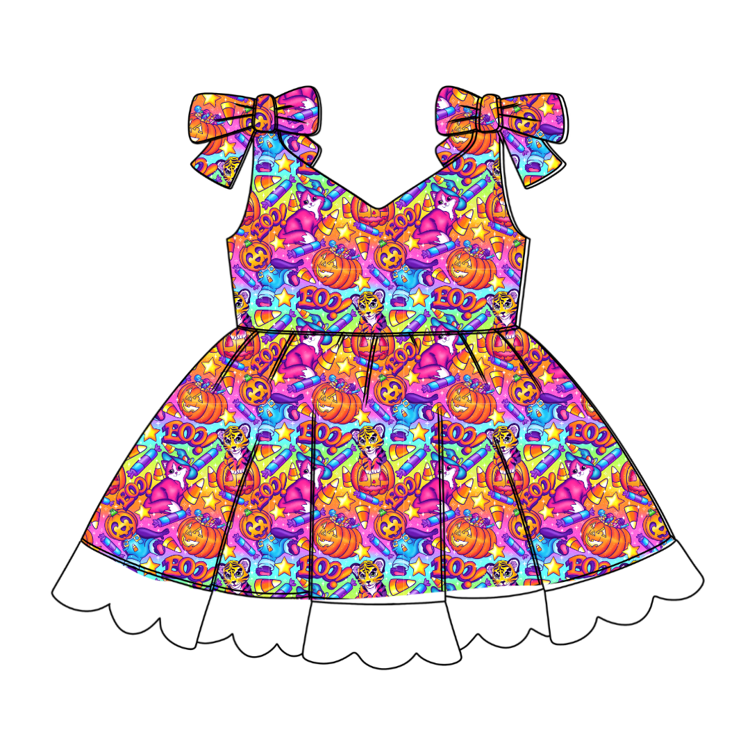 Candy Corn Cuties - Zoe Twirl Party Dress - PRE ORDER
