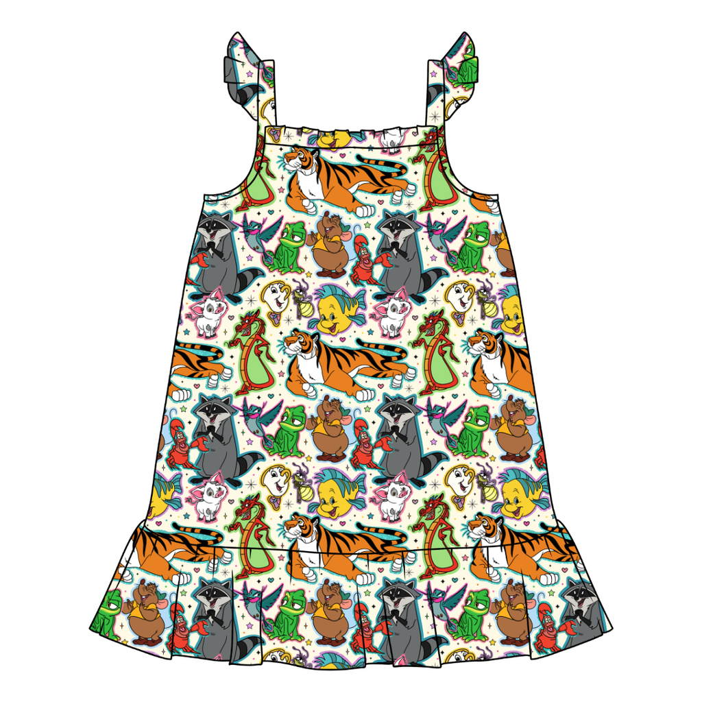 Storybook Squad Honey Bamboo Sleeveless Nightgown - PRE ORDER