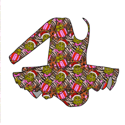 Pretty Mean Christmas Darling Long Sleeve Skirted Leo - Knit - Pre Order - Christmas Special