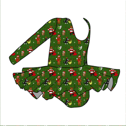 Cozy Cabin Christmas Darling Long Sleeve Skirted Leo - Knit - Pre Order - Christmas Special