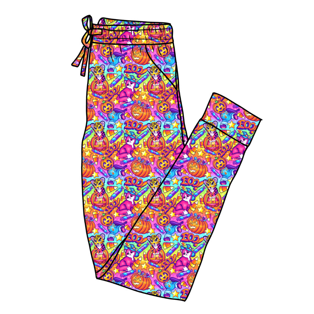 Candy Corn Cuties Daze Adult Bamboo Joggers - Pre Order