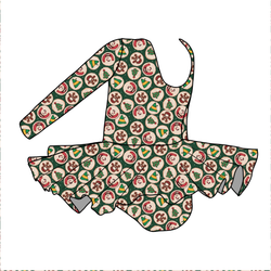 Christmas Cookies Darling Long Sleeve Skirted Leo - Knit - Pre Order - Christmas Special