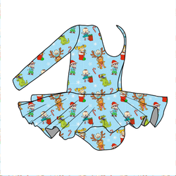 Holiday Parade Darling Long Sleeve Skirted Leo - Knit - Pre Order - Christmas Special