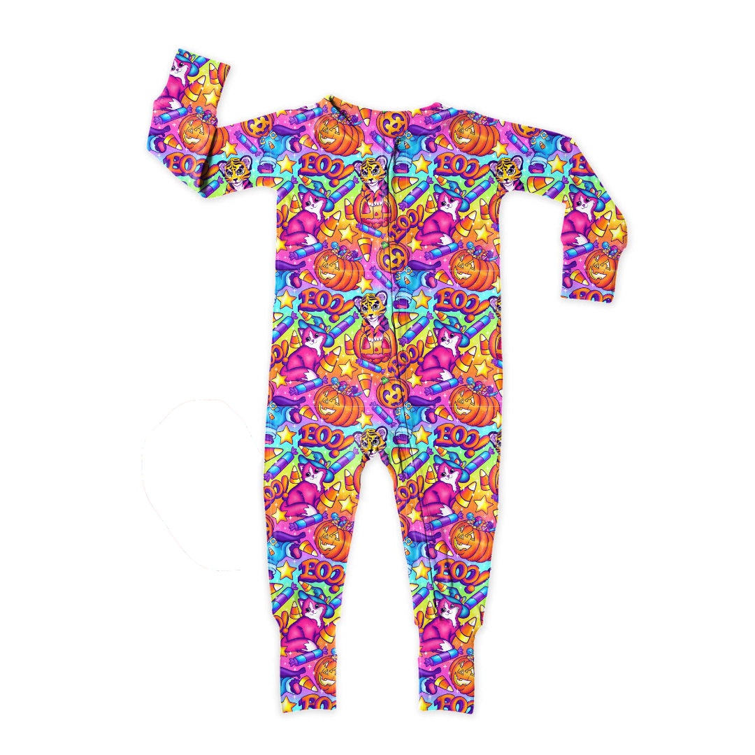 Candy Corn Cuties Dreamland Long Sleeve Sleeper Bamboo - PRE ORDER