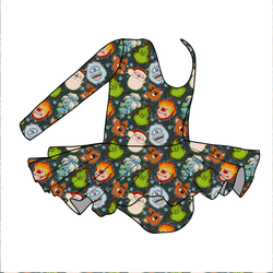 Classic Christmas Mischief Darling Long Sleeve Skirted Leo - Knit - Pre Order - Christmas Special