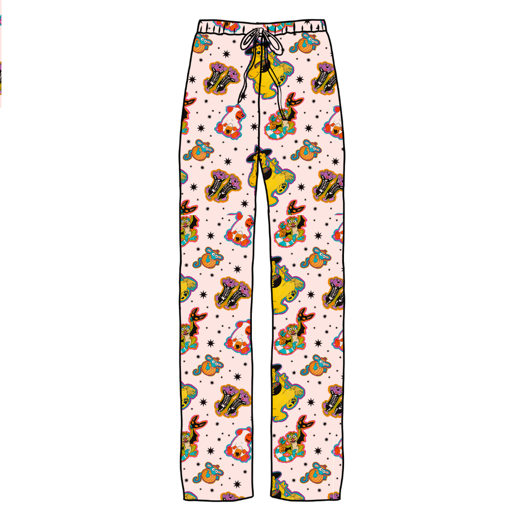 Halloween Bear Cosmic Adult Bamboo Pants - Pre Order