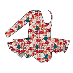 Milk & Mischief Darling Long Sleeve Skirted Leo - Knit - Pre Order - Christmas Special
