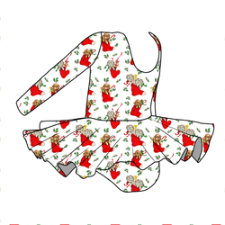 Under the Tree Graceful Long Sleeve Skirted Leotard - Bamboo - Pre Order - Christmas Special