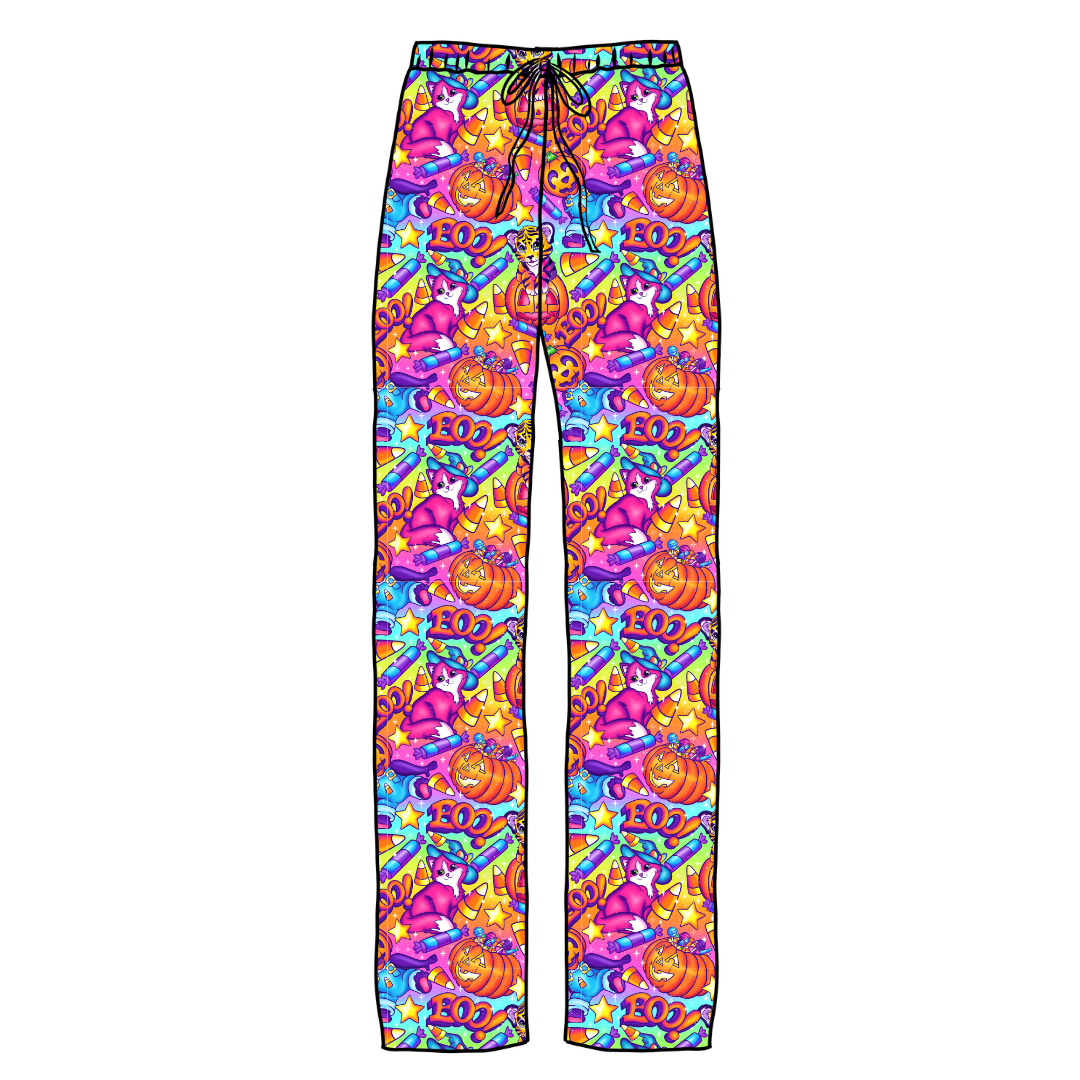 Candy Corn Cuties Cosmic Adult Bamboo Pants - Pre Order