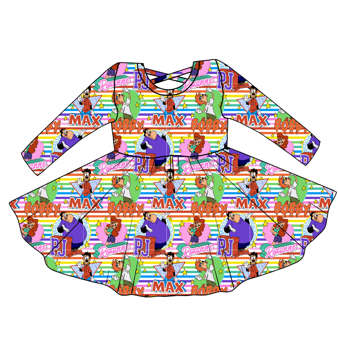 Stand Out, Bobby! Violet Cross Back Long Sleeve Knit - PRE ORDER