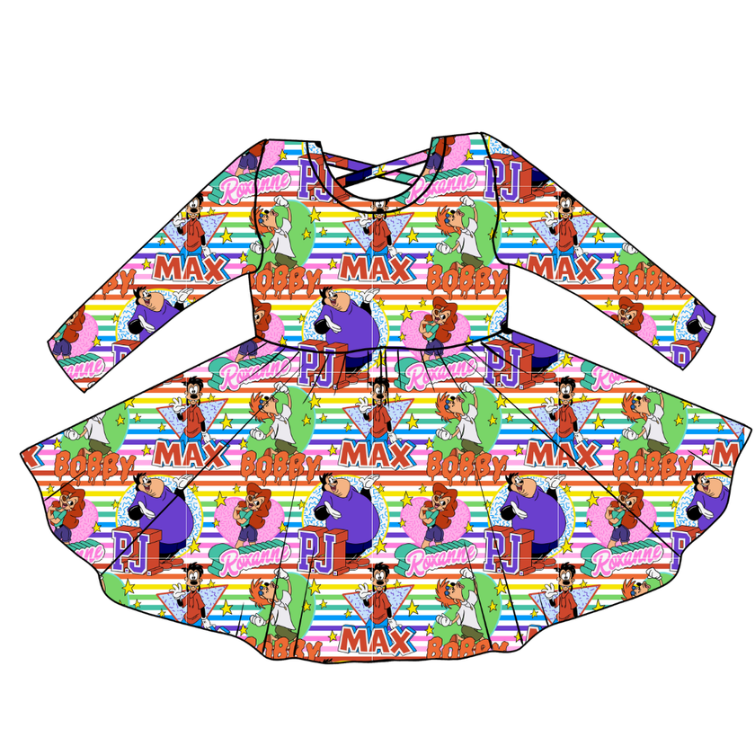 Stand Out, Bobby! Violet Cross Back Long Sleeve Knit - PRE ORDER