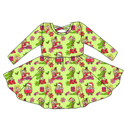 Merry Girl Era Violet Long Sleeve Twirl - Knit - Pre Order - Christmas Special