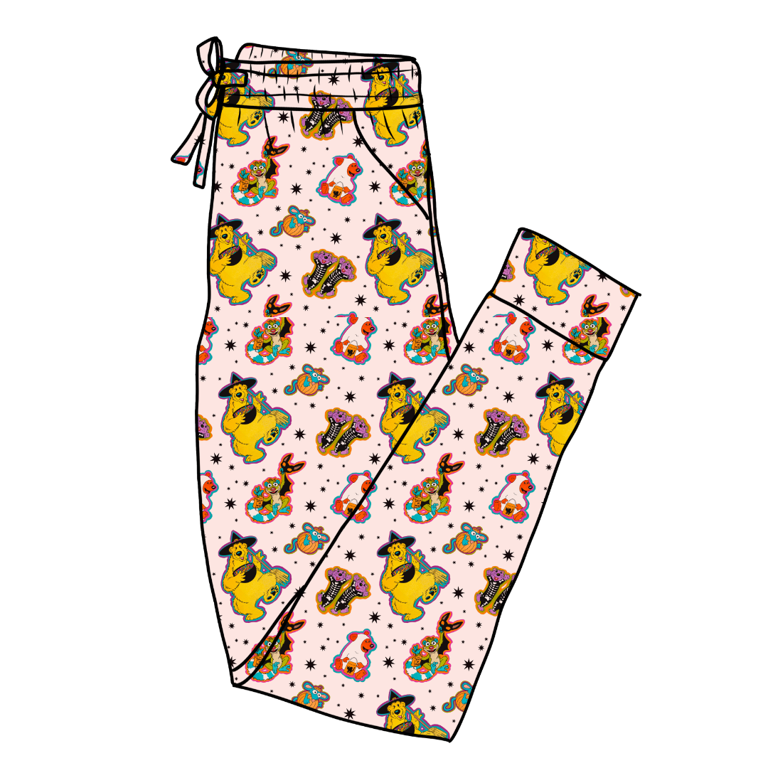 Halloween Bear Daze Adult Bamboo Joggers - Pre Order