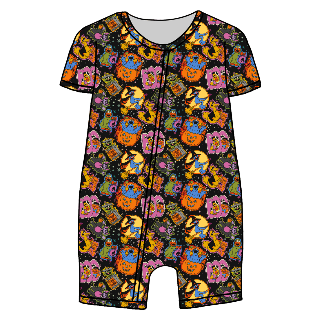 Trick Or Treat Street Bliss Short Sleeve Zippy Bamboo - PRE ORDER