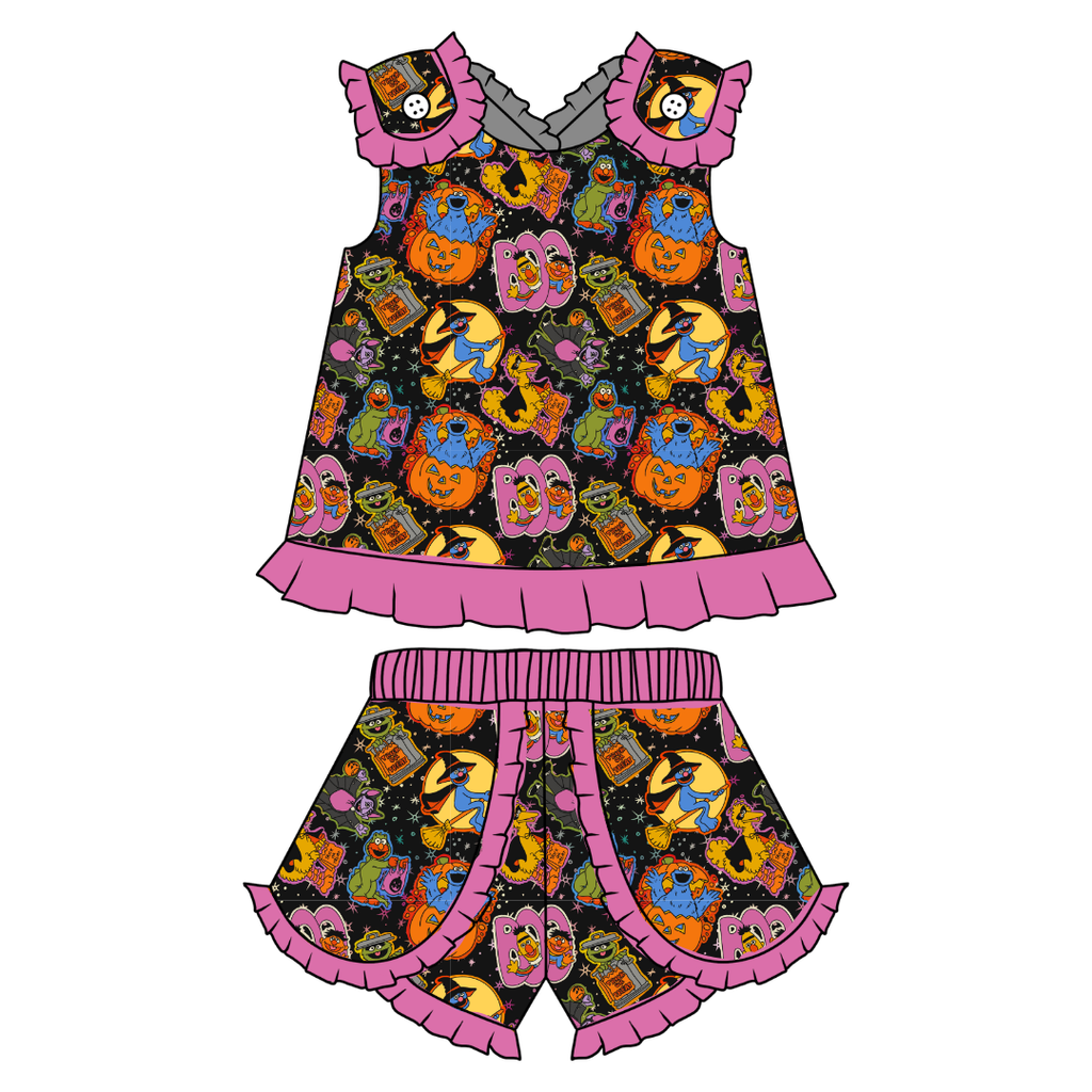 Trick Or Treat Street - Evie Tulip Short Set Knit - PRE ORDER