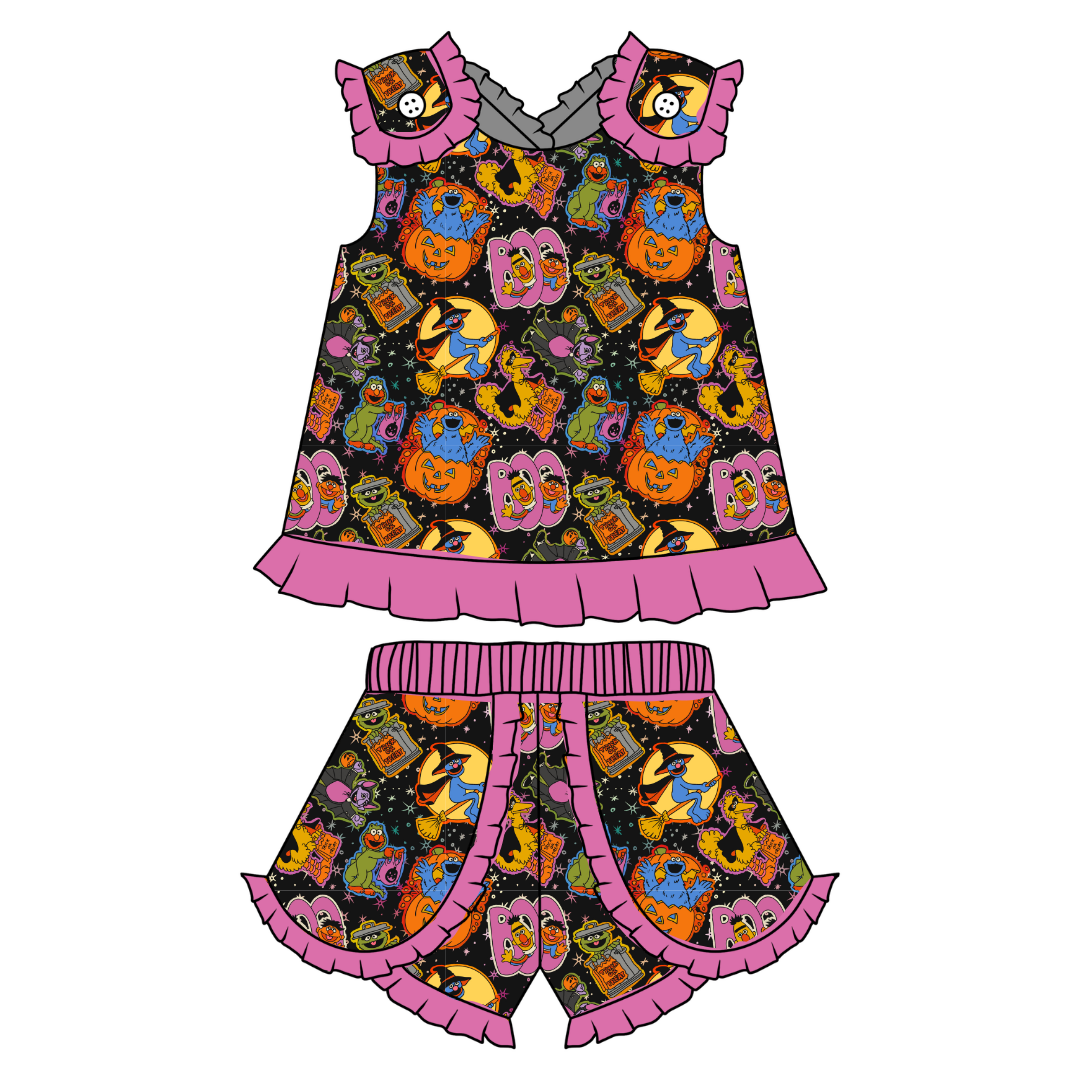 Trick Or Treat Street - Evie Tulip Short Set Knit - PRE ORDER