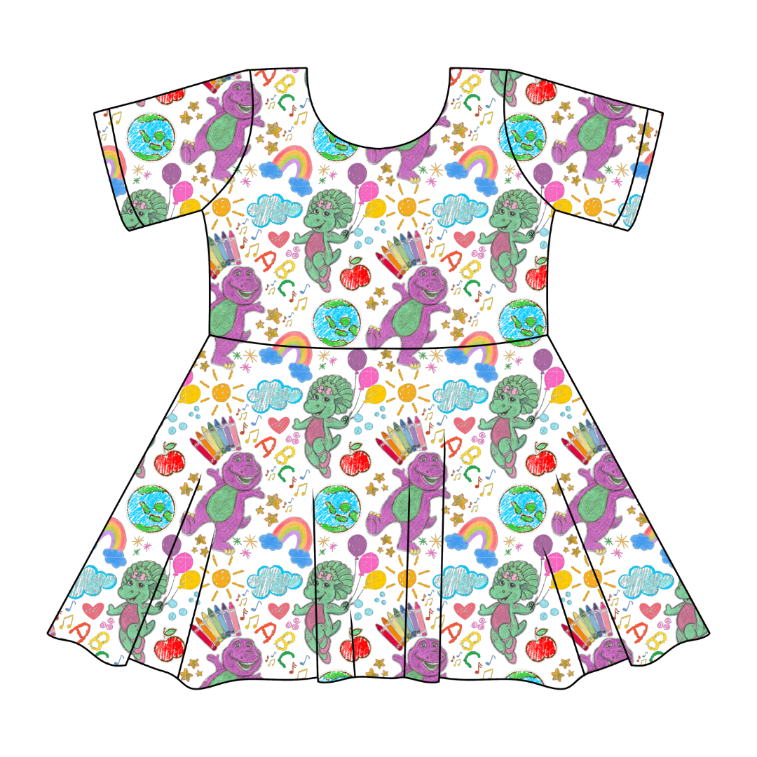 Learning is Magic SIERRA - KNIT TWIRL DRESS - PRE ORDER