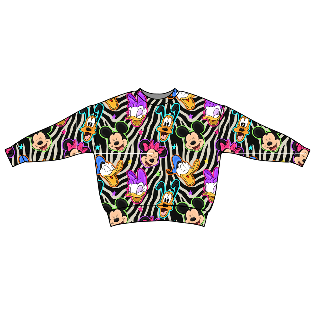 Throwback Crew Zayn Oversized Pullover - PRE ORDER