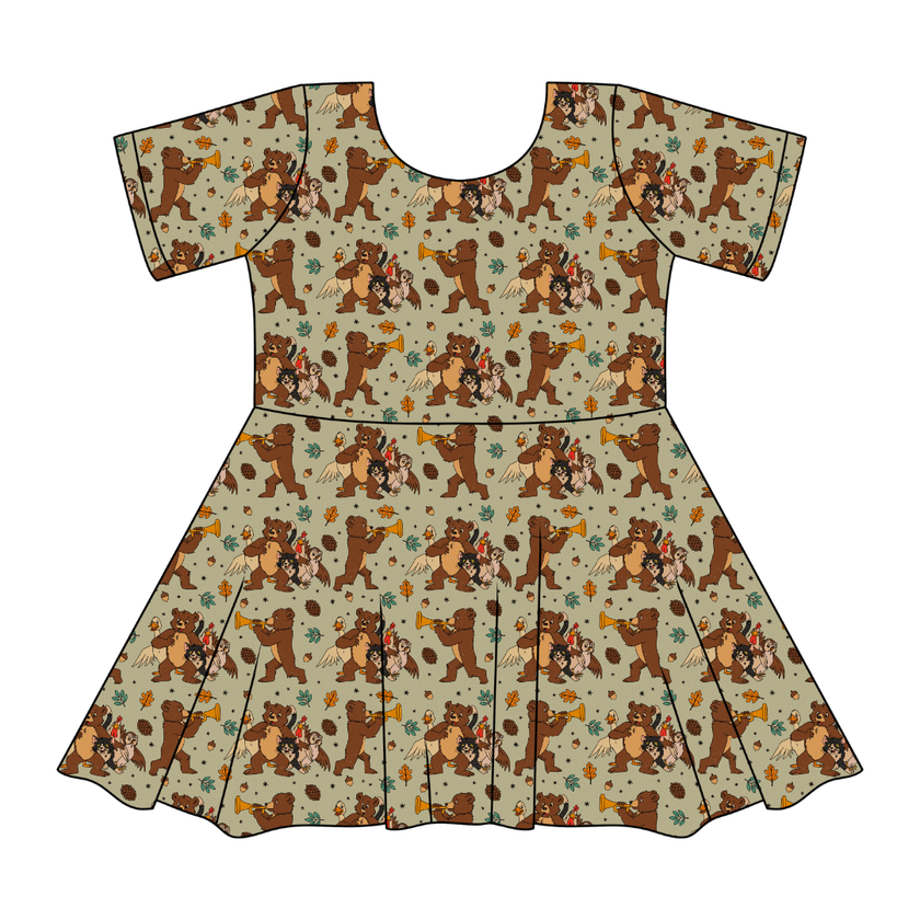 Woodland Melody SIERRA - KNIT TWIRL DRESS - PRE ORDER
