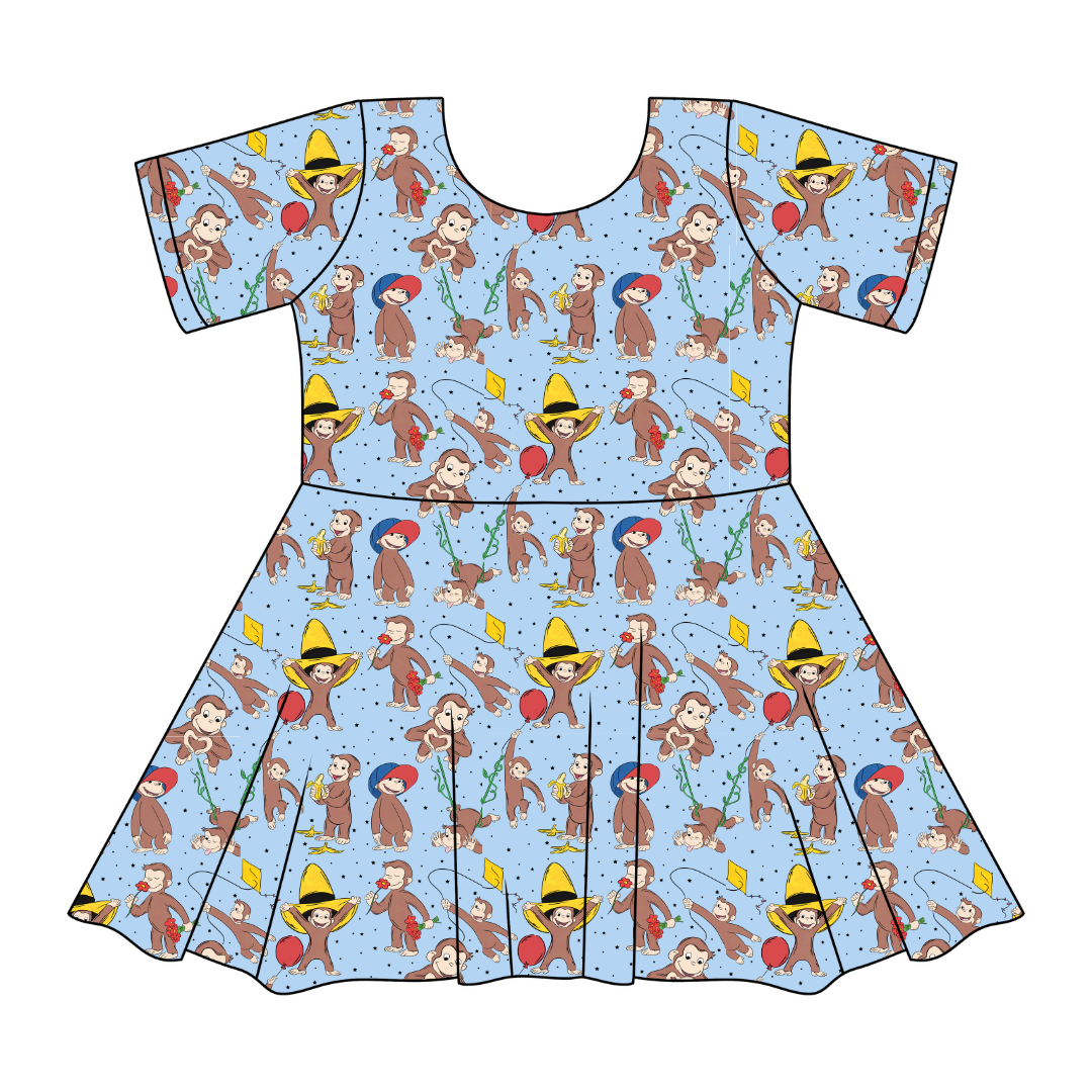 Curious Adventures SIERRA - KNIT TWIRL DRESS - PRE ORDER