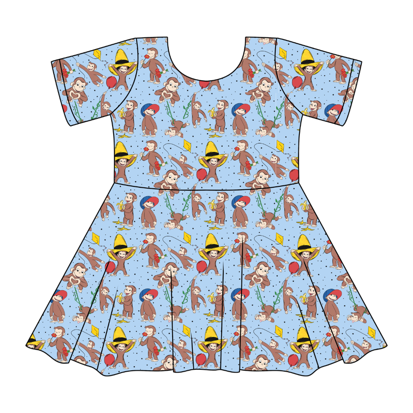 Curious Adventures SIERRA - KNIT TWIRL DRESS - PRE ORDER