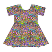 90's Playdate SIERRA - KNIT TWIRL DRESS - PRE ORDER