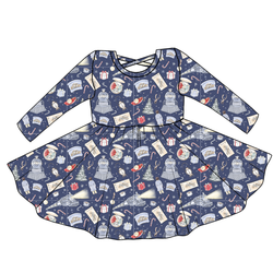 Believe Violet Long Sleeve Twirl - Knit - Pre Order - Christmas Special