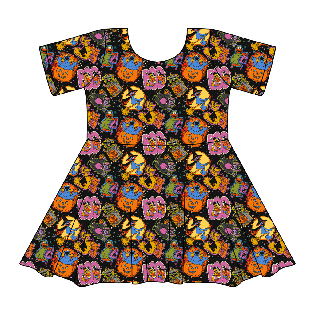 Trick Or Treat Street - SIERRA - KNIT TWIRL DRESS - PRE ORDER