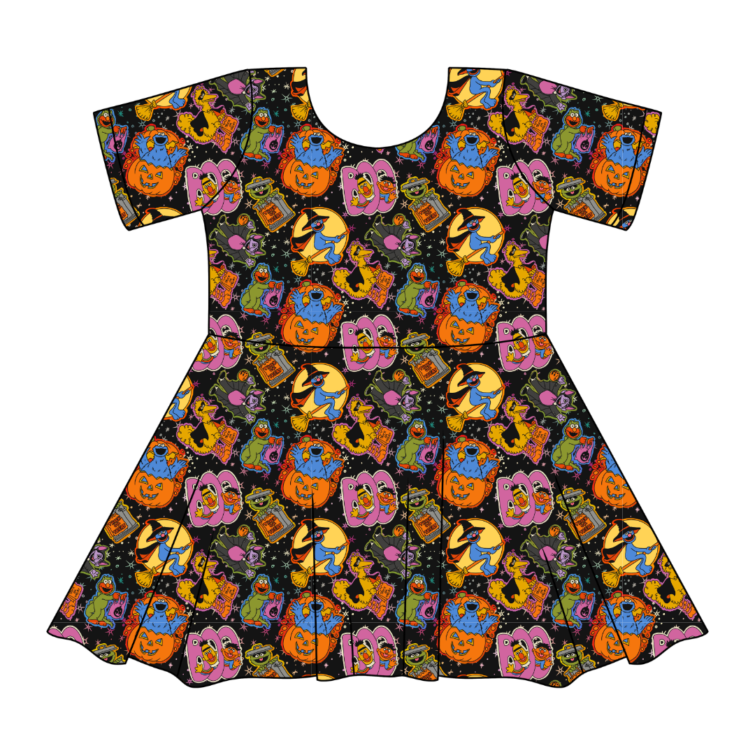 Trick Or Treat Street - SIERRA - KNIT TWIRL DRESS - PRE ORDER