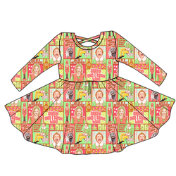 Someone Needs a Hug Violet Long Sleeve Twirl - Knit - Pre Order - Christmas Special