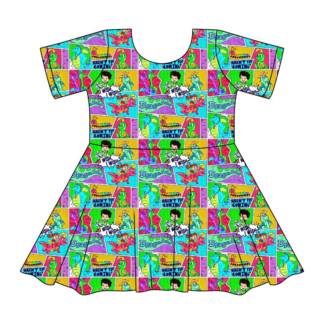 Dragon Dreams SIERRA - KNIT TWIRL DRESS - PRE ORDER