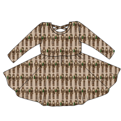 Camo Guard Violet Long Sleeve Twirl - Knit - Pre Order - Christmas Special