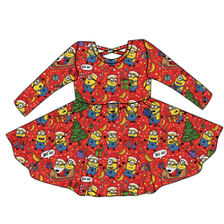 Holiday Shenanigans Violet Long Sleeve Twirl - Knit - Pre Order - Christmas Special