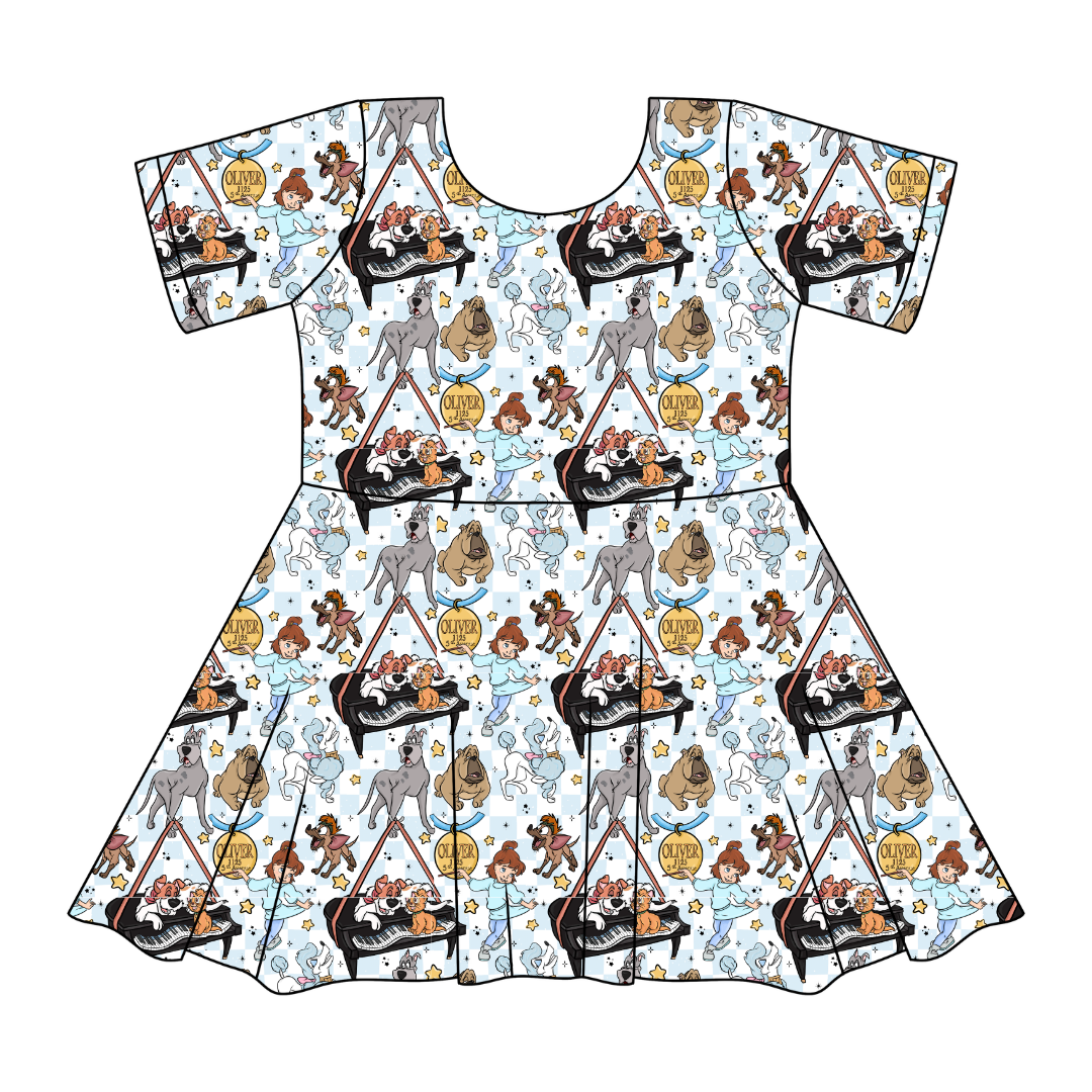 Big City Besties SIERRA - KNIT TWIRL DRESS - PRE ORDER