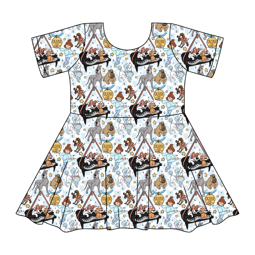 Big City Besties SIERRA - KNIT TWIRL DRESS - PRE ORDER